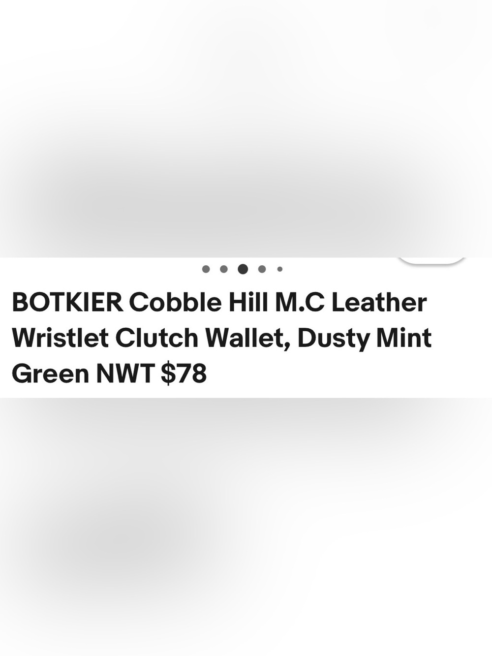 BOTKIER Cobble Hill M.C Leather Wristlet Clutch Wallet - Picture 6 of 8
